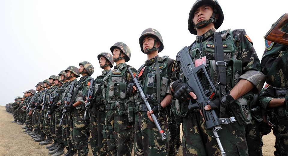 Trung Quốc bị nghi đưa 30.000 quân tới biên giới Triều Tiên - 1 Các binh sĩ Trung Quốc (Ảnh: AFP)