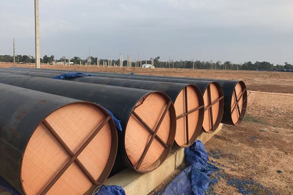 Tận mục dự án muối mỏ nghìn tỷ "đắp chiếu" của Vinachem - 2
Công trường hoang vắng không một bóng người.