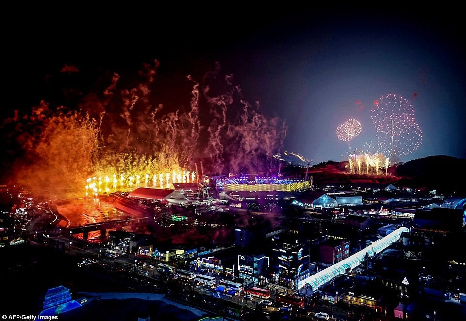 Lễ khai mạc Olympic mùa Đông 2018 hoành tráng, rực rỡ sắc màu - 5 Thành phó Pyeongchang rực rỡ sắc màu trong lễ khai mạc
