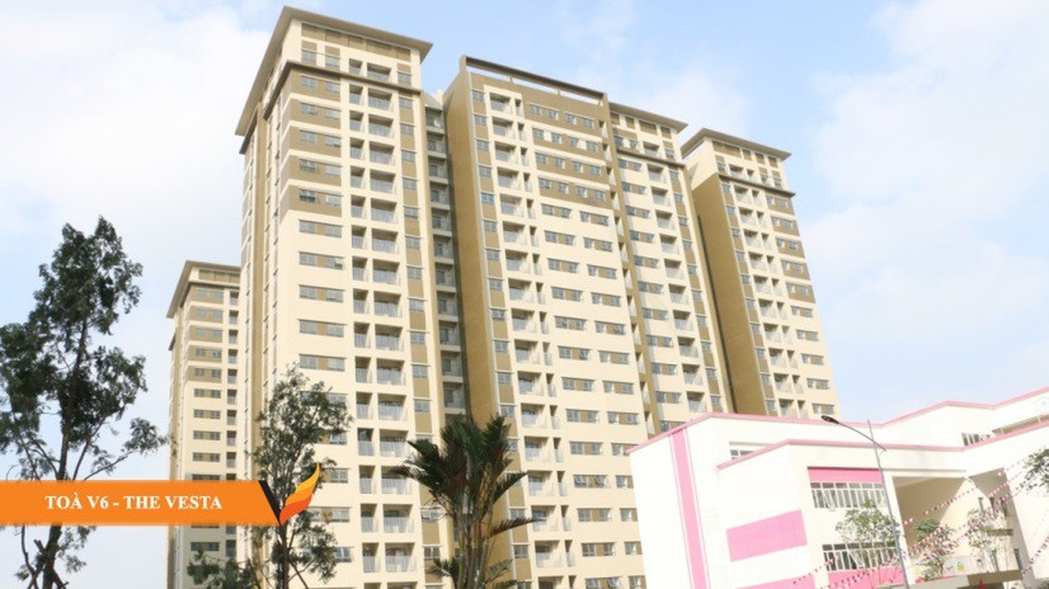 The Vesta: 488 căn hộ đã được bàn giao trước Tết 2018 - 1 Tại Dự án The Vesta, Các tuyến đường nội bộ, cây xanh, đèn đường, biển chỉ dẫn giao thông đã hoàn thiện.