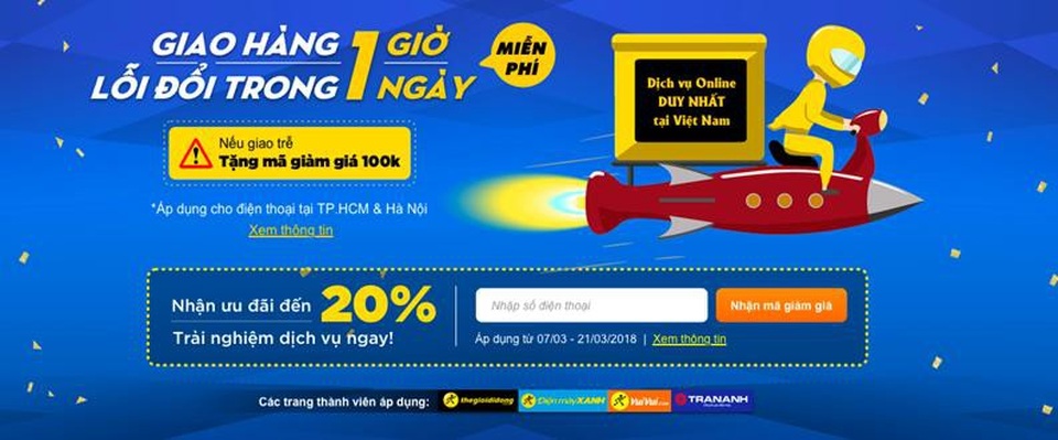 Có những người “dành cả thanh xuân” chỉ để đợi giao hàng - 1 Chương trình “Giao hàng 1 giờ, đổi lỗi trong 1 ngày” của Thế Giới Di Động