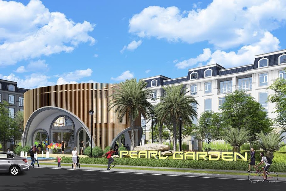 Phối cảnh công viên Pearl Garden
