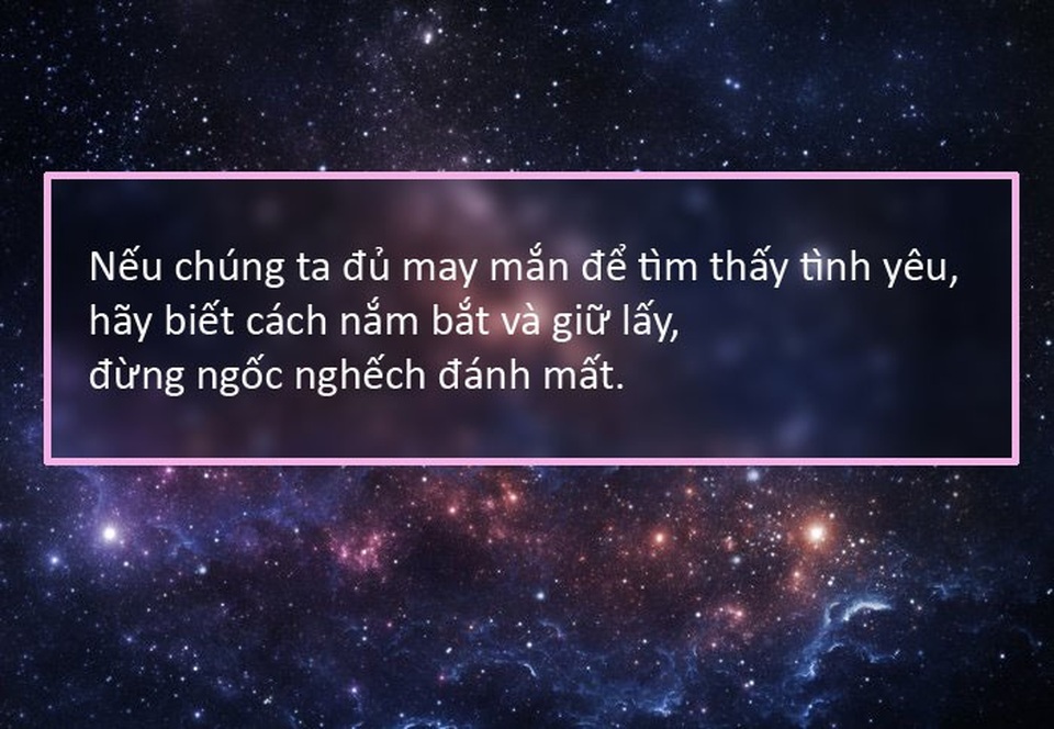 Năm 2010, khi trả lời phỏng vấn của nữ nhà báo người Mỹ Diane Sawyer, Hawking đã chia sẻ đôi điều về tình yêu. Ông khẳng định rằng đó là một trong những điều quan trọng nhất ông từng nói với các con của mình.