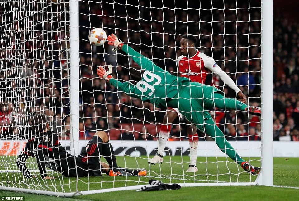 
Donnarumma đã chơi tốt và nhiều lần cứu thua cho AC Milan
