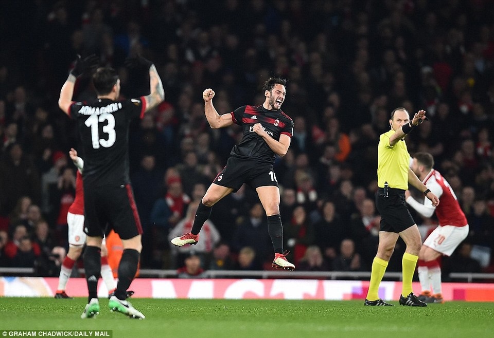 
Tuy nhiên, AC Milan đã không tránh khỏi thất bại trước đối thủ mạnh hơn
