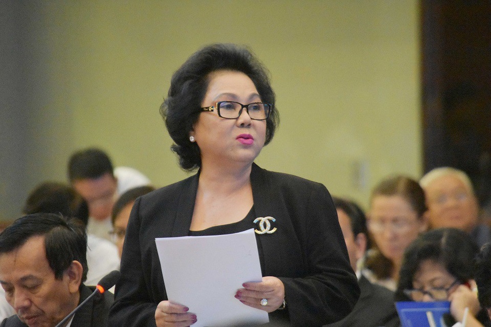 TPHCM cam kết thanh kiểm tra doanh nghiệp duy nhất một lần trong năm - 2 Chủ tịch Hội Lương thực thực phẩm TPHCM Lý Kim Chi mong thành phố sớm khắc phục tình trạng trên nóng dưới lạnh