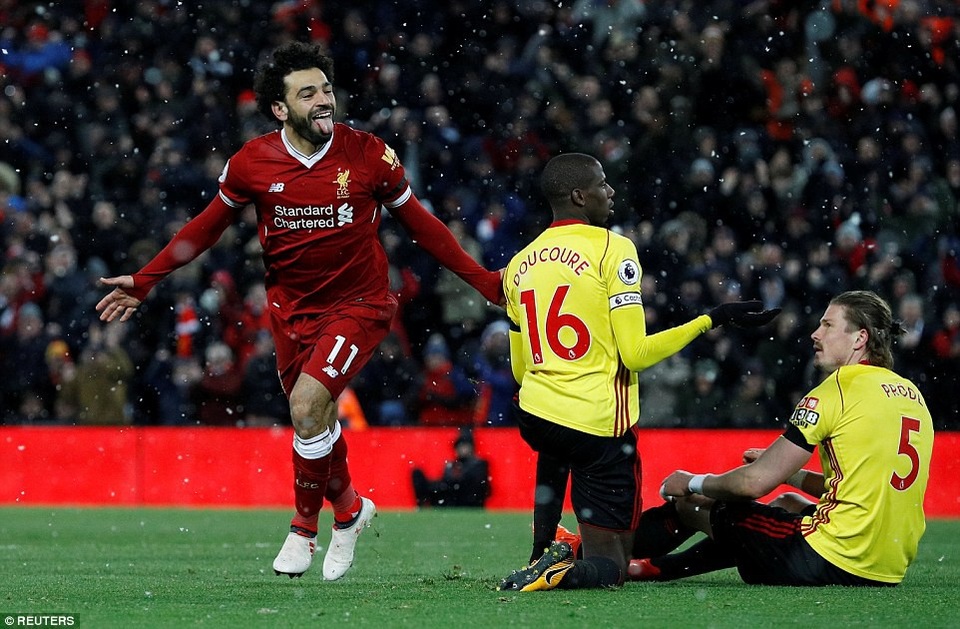 Phá kỷ lục của Torres, Salah giành Vua phá lưới Premier League? - 1 Mohamed Salah thể hiện phong độ quá ấn tượng ở mùa giải này