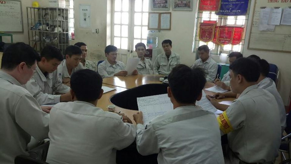 Khi văn hóa Nhật bản làm nên thương hiệu - 1 Nhóm An toàn và Vệ sinh là một bộ phận giúp nguyên tắc 5S được triển khai triệt để tại Công ty xi măng Nghi Sơn.