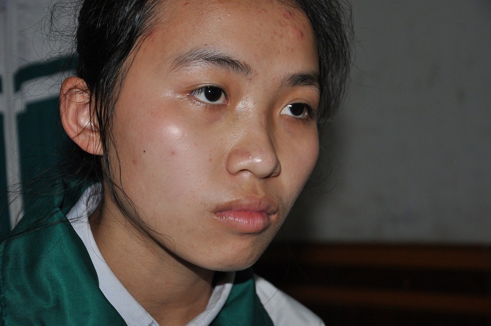 Cô bé Hoài đang học lớp 10 trở thành trụ cột trong gia đình cho 4 đứa em.