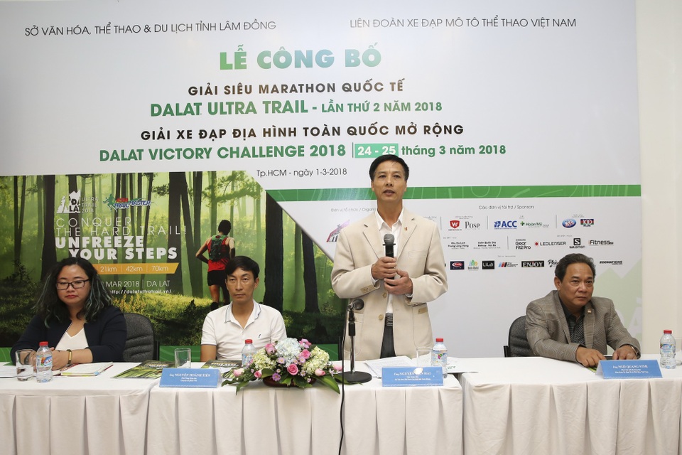 Hơn 2.000 VĐV tham dự giải Siêu marathon quốc tế tại Đà Lạt - 1 Lễ công bố giải diễn ra tại TPHCM