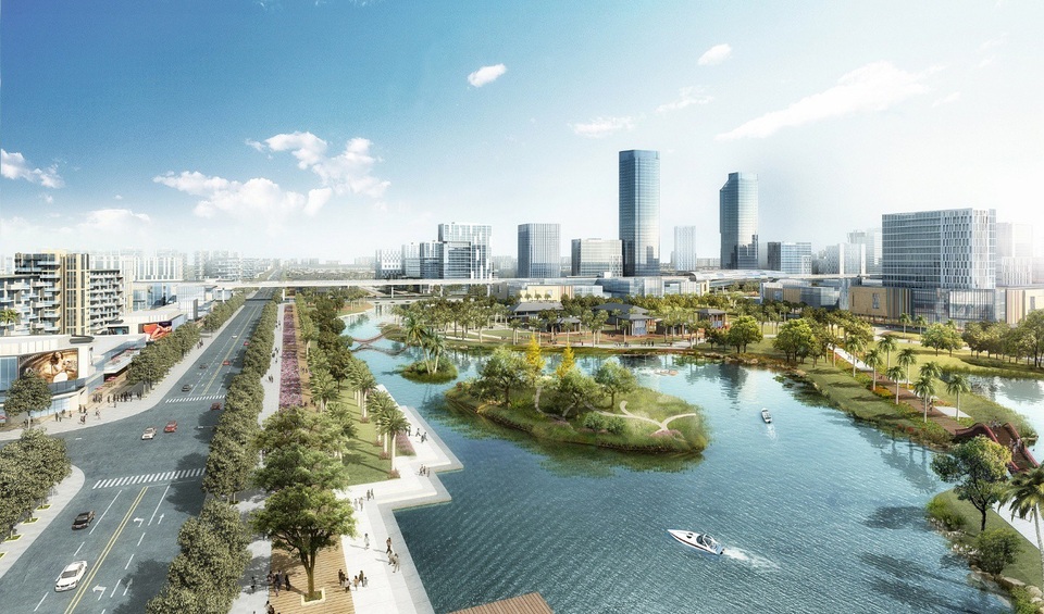 Đầu tư Bất động sản 2018 – Cơ hội cho những nhà đầu tư thông thái - 2 SwanPark được quy hoạch theo tiêu chí xanh và thông minh.