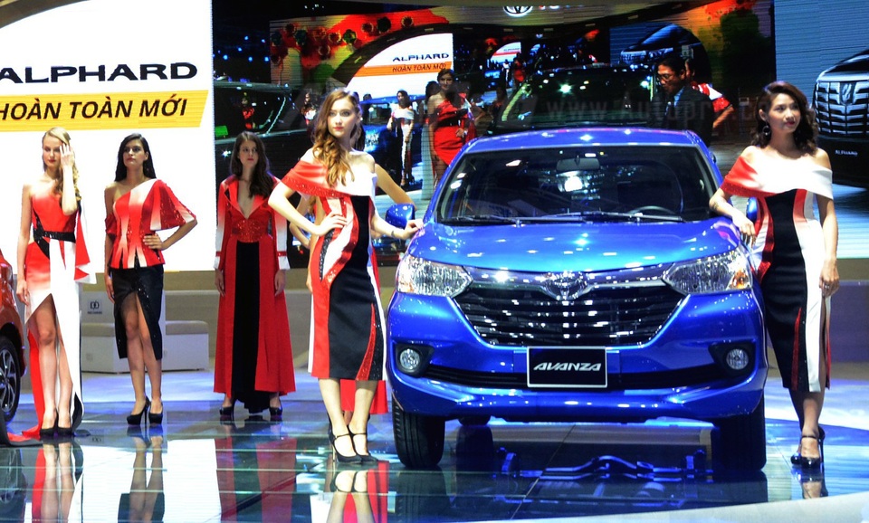 
Mẫu xe chiến lược Toyota Avanza tại triển lãm Vietnam Motor Show 2017
