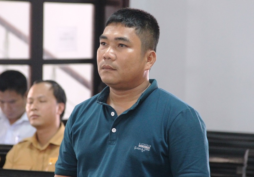 Tài xế Nguyễn Mạnh Hổ tại phiên tòa