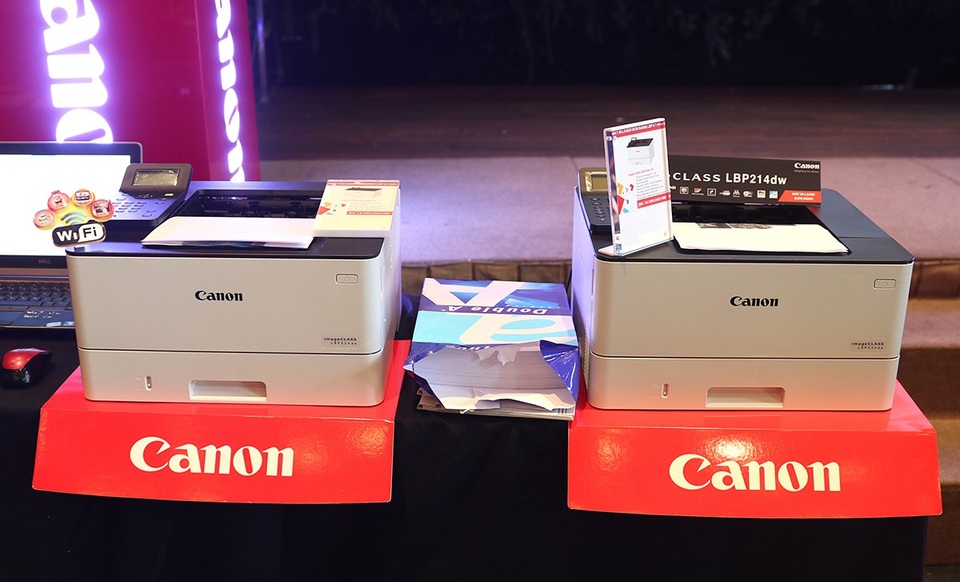 Canon tung loạt máy in phun dòng G-Series mới tại Việt Nam - 3 Canon LBP161dn và LBP214dw
