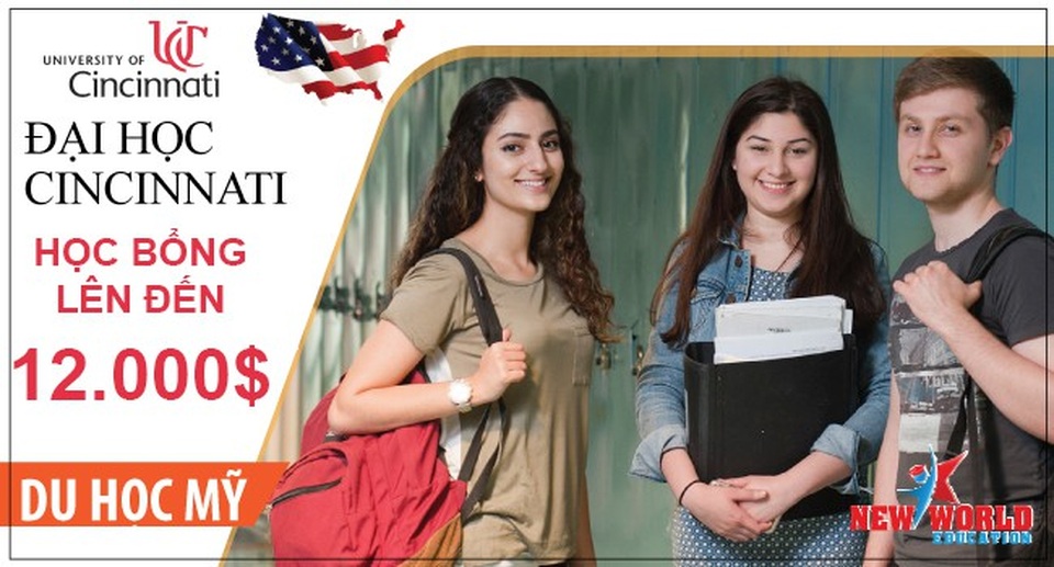Hội thảo săn Học bổng du học Mỹ 12,000 USD của Trường Đại học Cincinnati - 2 Hội thảo săn Học bổng du học Mỹ 12,000 USD của Trường Đại học Cincinnati - 2