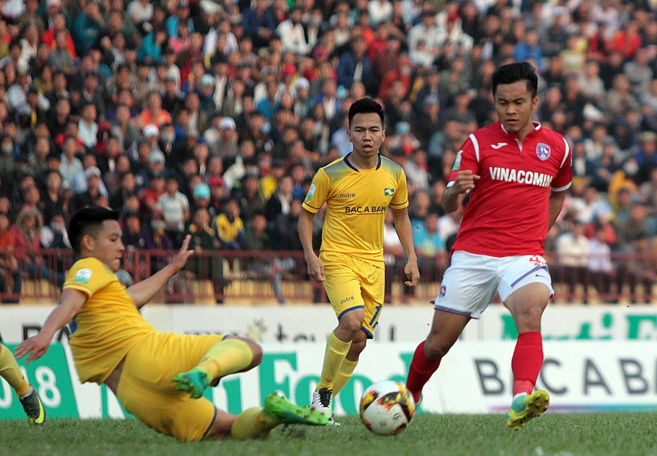 Ngôi sao U23 Việt Nam đá chính, SL Nghệ An hòa Than Quảng Ninh - 2
Cả Xuân Mạnh lẫn Văn Đức đều đá chính ở trận đấu này - Ảnh: Gia Hưng