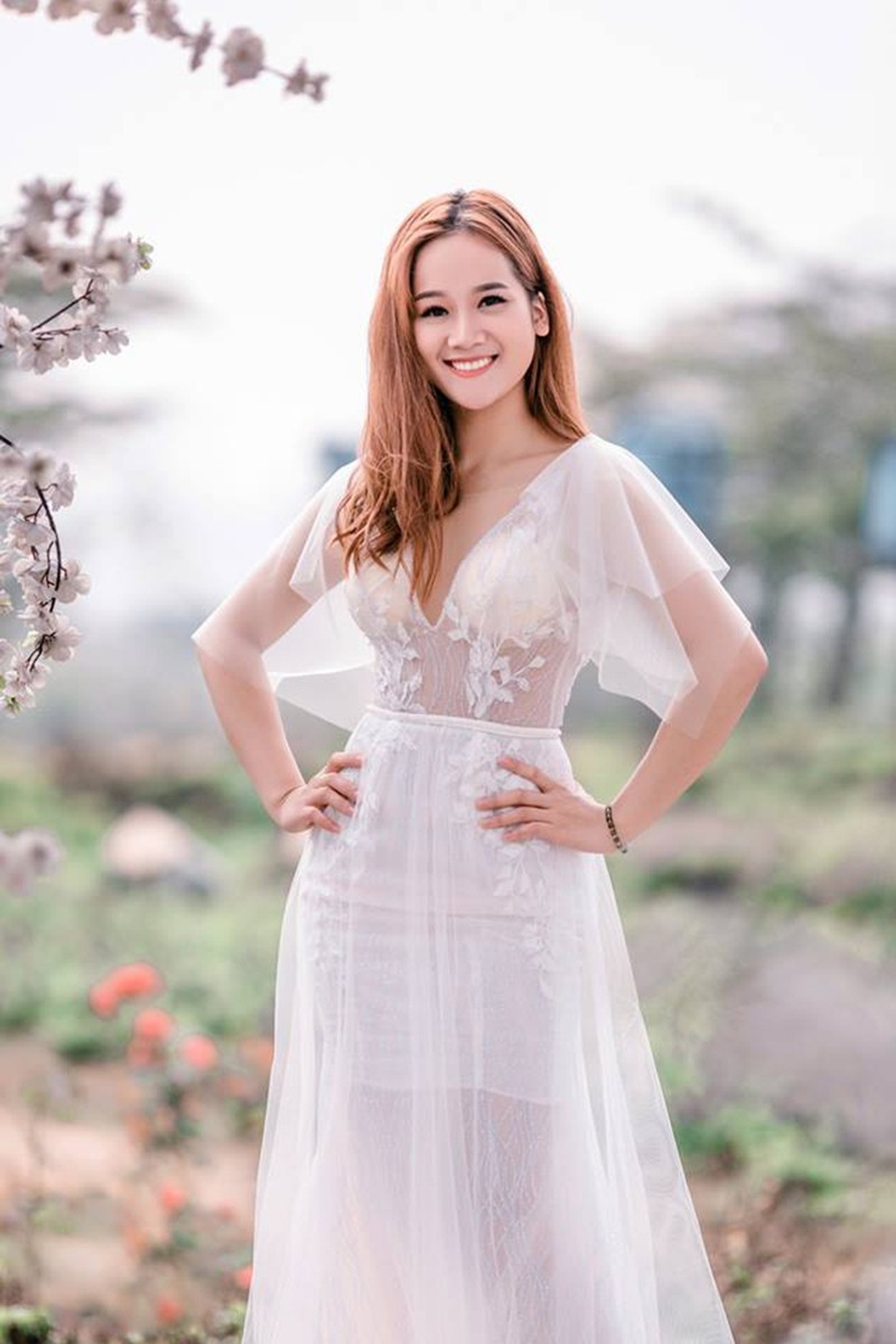 Top 12 thí sinh hoa khôi trường ĐH Thủy lợi lộng lẫy với váy cưới - 5 Đoàn Thị Thanh Thoan