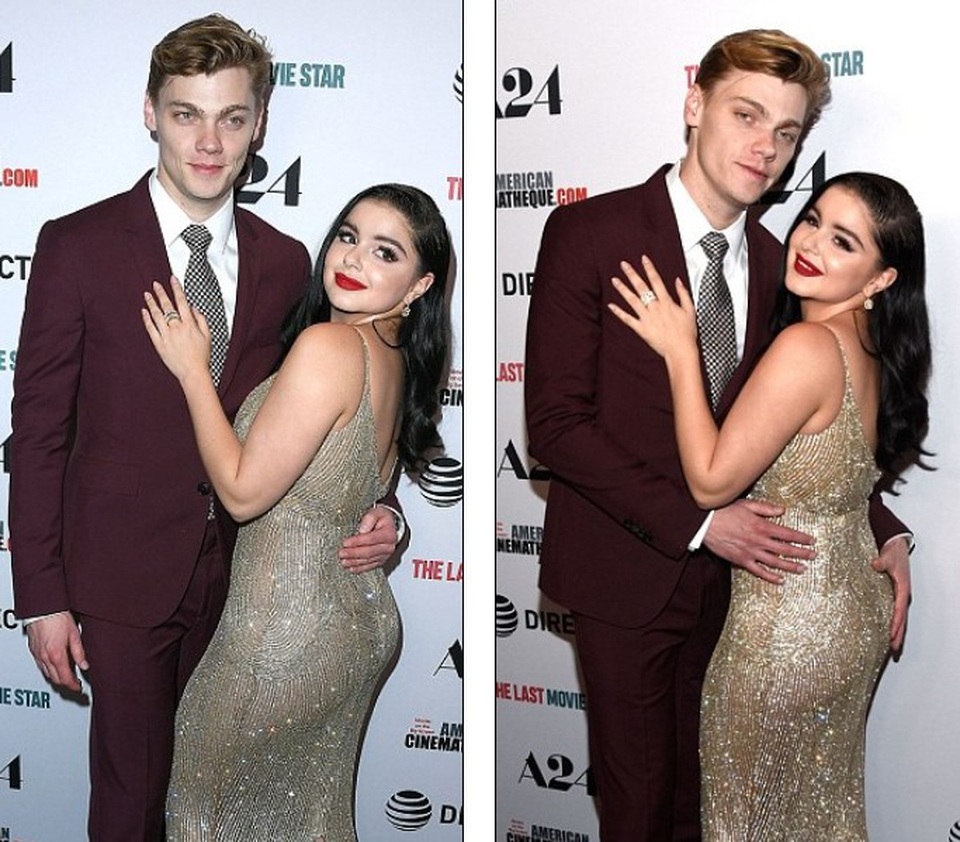 Ariel Winter đẹp hơn sau khi thu nhỏ vòng một - 5
Ariel Winter được bạn trai Levi Meaden hộ tống dự sự kiện