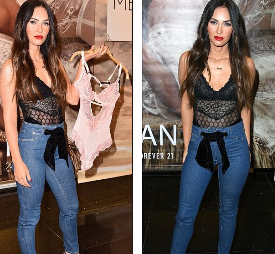 Megan Fox tái xuất đẹp như mộng - 2
Ngôi sao phim Robot đại chiến ra mắt bộ sưu tập nội y do cô thiết kế và làm người mẫu, dự án này được cô dành nhiều tâm huyết