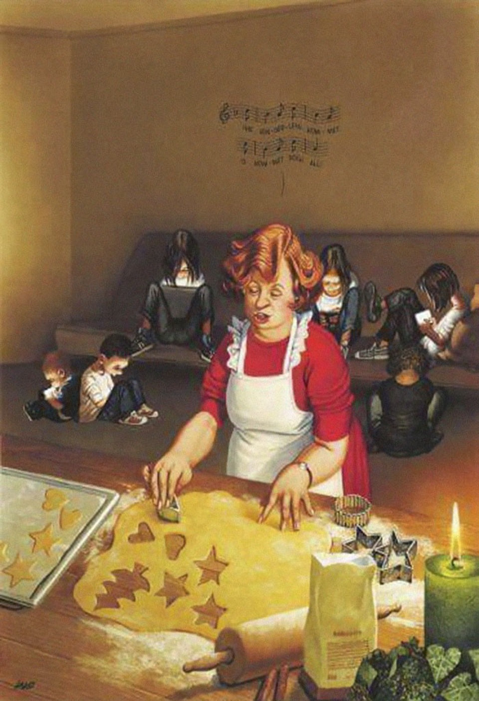 Những bức vẽ thú vị “bắt bệnh” xã hội hiện đại - 4 Niềm vui tuổi thơ.