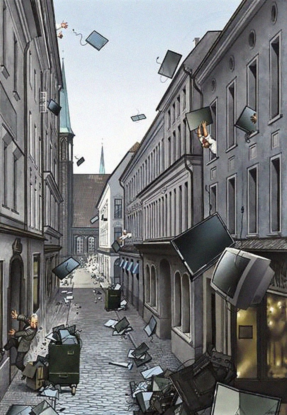 Những bức vẽ thú vị “bắt bệnh” xã hội hiện đại - 8 “Detox” công nghệ.