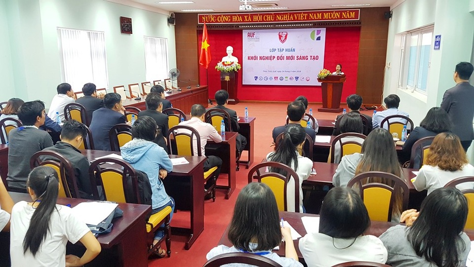 Sinh viên được tập huấn khởi nghiệp đổi mới sáng tạo - 1 Sinh viên được tập huấn khởi nghiệp đổi mới sáng tạo - 1