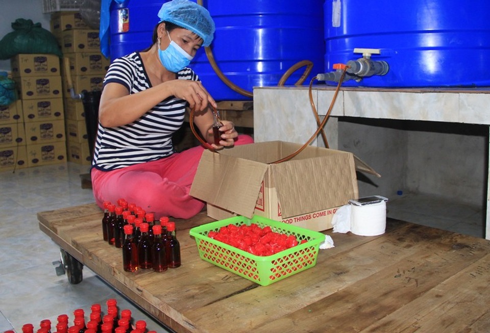 Kỹ sư xây dựng bỏ công việc nghìn đô về quê làm nước mắm - 3 Những giọt nước mắm sạch, có hương vị đậm đà mang hồn cốt cha ông được Lê Anh nghiên cứu tạo ra