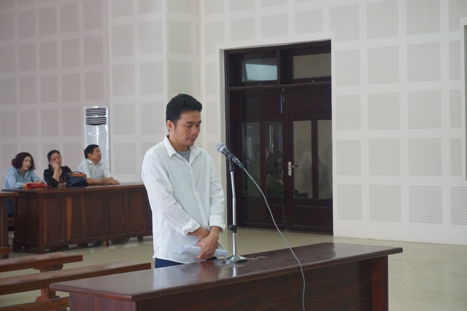 Bị cáo Hào tại phiên tòa