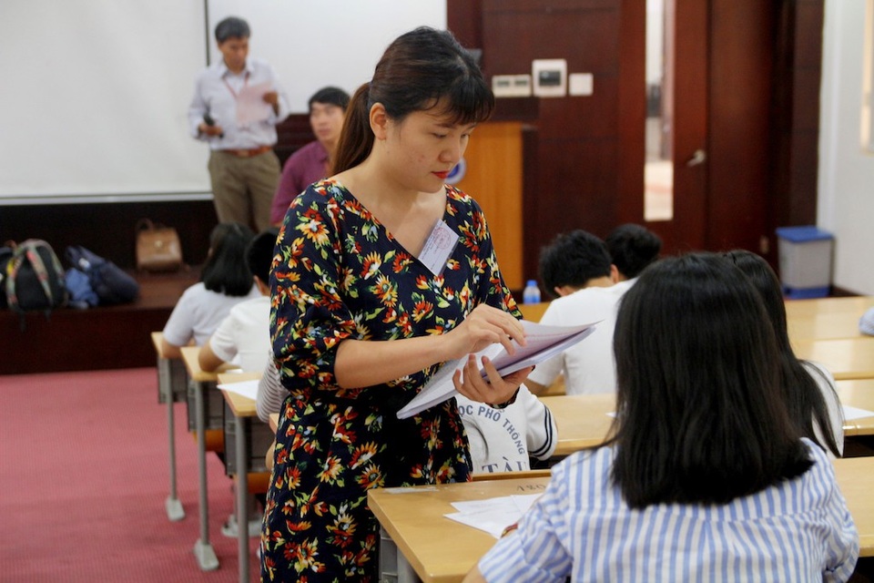 Thí sinh có thể đăng ký nguyện vọng sau khi hoàn thành bài thi đánh giá năng lực - 1 Thí sinh trong kỳ thi kiểm tra năng lực của ĐH Quốc tế (thành viên ĐH Quốc gia TPHCM)