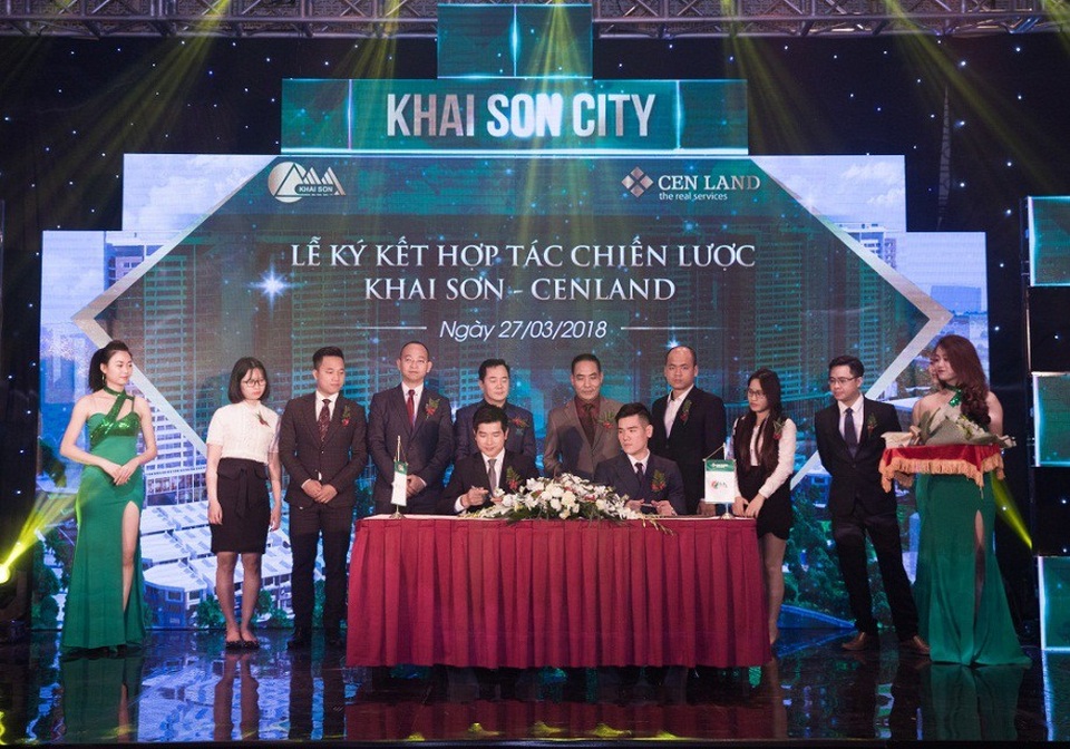 CENLAND phát triển kinh doanh dự án Khai Sơn City - 1 Khai Sơn và CENLAND ký kết hợp tác chiến lược toàn diện