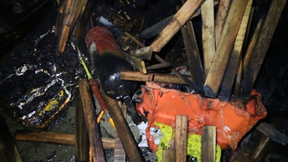 Nhiều tài sản đã bị thiêu rụi