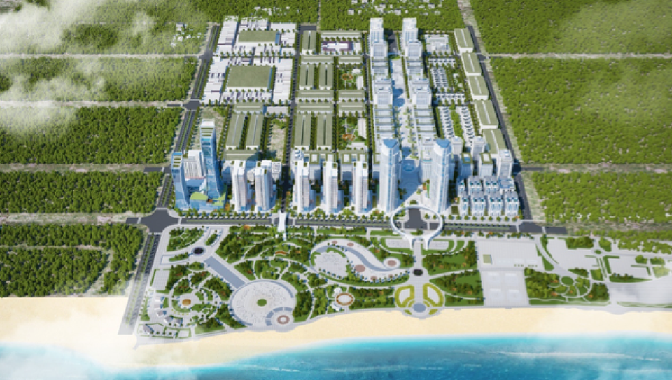 
Phối cảnh khu đô thị biển Bình Sơn – Ninh Chữ (Khu K2) nằm ở vị trí đắc địa của TP Phan Rang – Tháp Chàm
