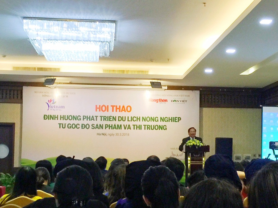 “Hai lúa” Việt Nam học người Nhật Bản, Đài Loan làm du lịch nông nghiệp - 1 Tổng cục trưởng Tổng cục Du lịch Nguyễn Văn Tuấn khẳng định, ở góc độ sinh cảnh, Việt Nam hội tụ đầy đủ 4 phương diện để có thể phát triển du lịch nông nghiệp.