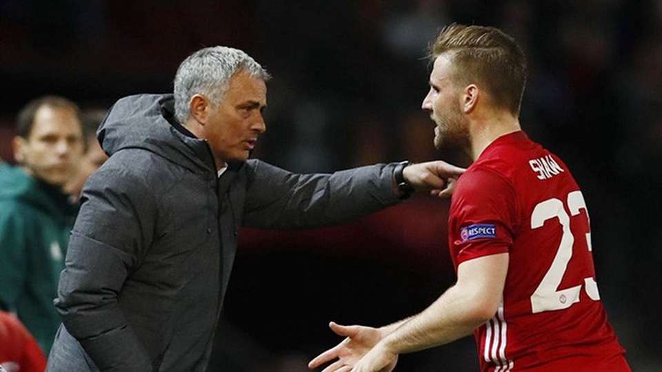 Ngôi sao của MU cãi nhau tay đôi với HLV Mourinho - 1 HLV Mourinho và Luke Shaw cãi nhau tay đôi trong phòng thay đồ ở trận gặp Brighton