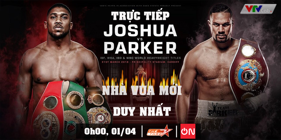 Anthony Joshua đối đầu Joseph Parker: Nhà vua gọi tên ai - 1 Anthony Joshua đối đầu Joseph Parker: Nhà vua gọi tên ai - 1