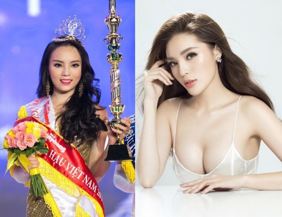 Kỳ Duyên và hội bạn thân cùng dính nghi án “dao kéo”, gương mặt như “đúc một khuôn” - 8 Mỹ nhân này cũng gây tranh cãi vì gương mặt khác xa so với thuở mới đăng quang, nhiều người cho rằng cô nàng đã phẫu thuật gọt cằm, làm mũi. Kỳ Duyên từng nói rằng mình chỉ giảm cân và bấm huyệt, tập luyện để có nhan sắc hiện giờ.