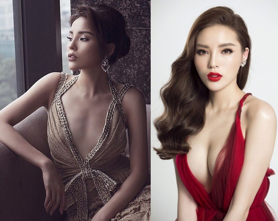 Kỳ Duyên và hội bạn thân cùng dính nghi án “dao kéo”, gương mặt như “đúc một khuôn” - 6 Trong bộ hình lưu niệm nhân dịp sinh nhật năm ngoái (ảnh trái), Kỳ Duyên mang đến hình ảnh khỏe khoắn với làn da nâu bóng giòn. Đặc biệt, vòng 1 của Hoa hậu Việt Nam 2014 vốn nhỏ nhắn, trong thiết kế này càng trở nên giống… màn hình phẳng. Tuy nhiên, chỉ mới đây thôi, công chúng lại phải mắt tròn mắt dẹt vì vòng 1 của người đẹp nở nang, phổng phao bất bình thường.