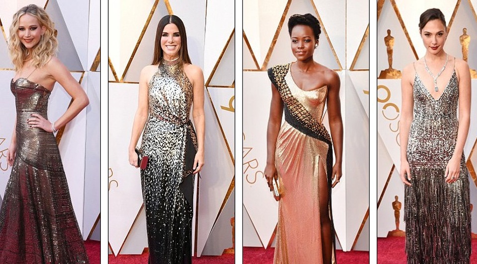 Người đẹp dập dìu khoe dáng trên thảm đỏ Oscar - 1
Jennifer Lawrence, Sandra Bullock, Lupita Nyongo và Gal Gadot đẹp kiêu sa trên thảm đỏ Oscar