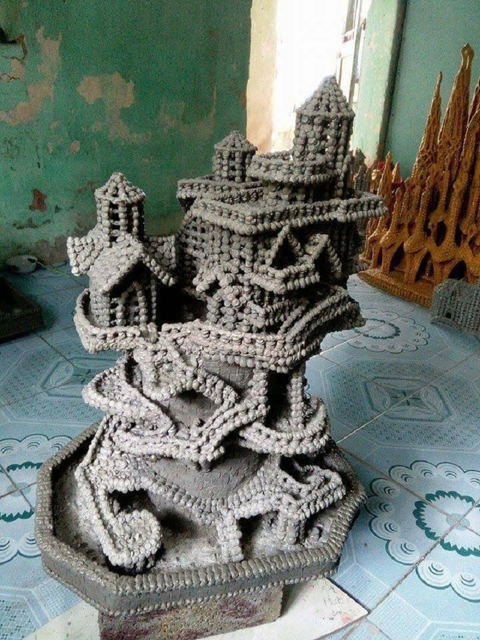 9x Thái Bình "thổi hồn" vào xi măng thành kiệt tác nghệ thuật - 7 9x Thái Bình "thổi hồn" vào xi măng thành kiệt tác nghệ thuật - 7