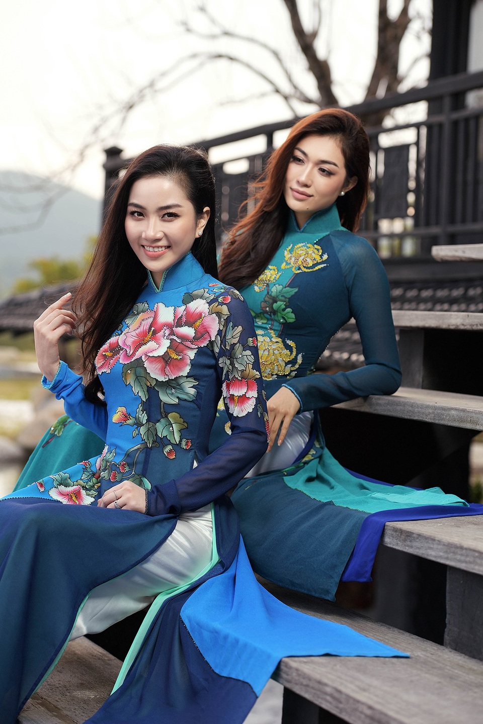 Lệ Hằng, Lan Hương diện áo dài đẹp “hút hồn” trước thềm 8/3 - 3 Lệ Hằng, Lan Hương diện áo dài đẹp “hút hồn” trước thềm 8/3 - 3