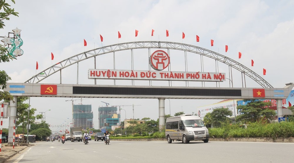 Hà Nội bàn việc đưa Hoài Đức lên quận trong 2 năm tới - 1 Hà Nội sẽ đầu tư, xây dựng huyện Hoài Đức thành quận vào năm 2020.