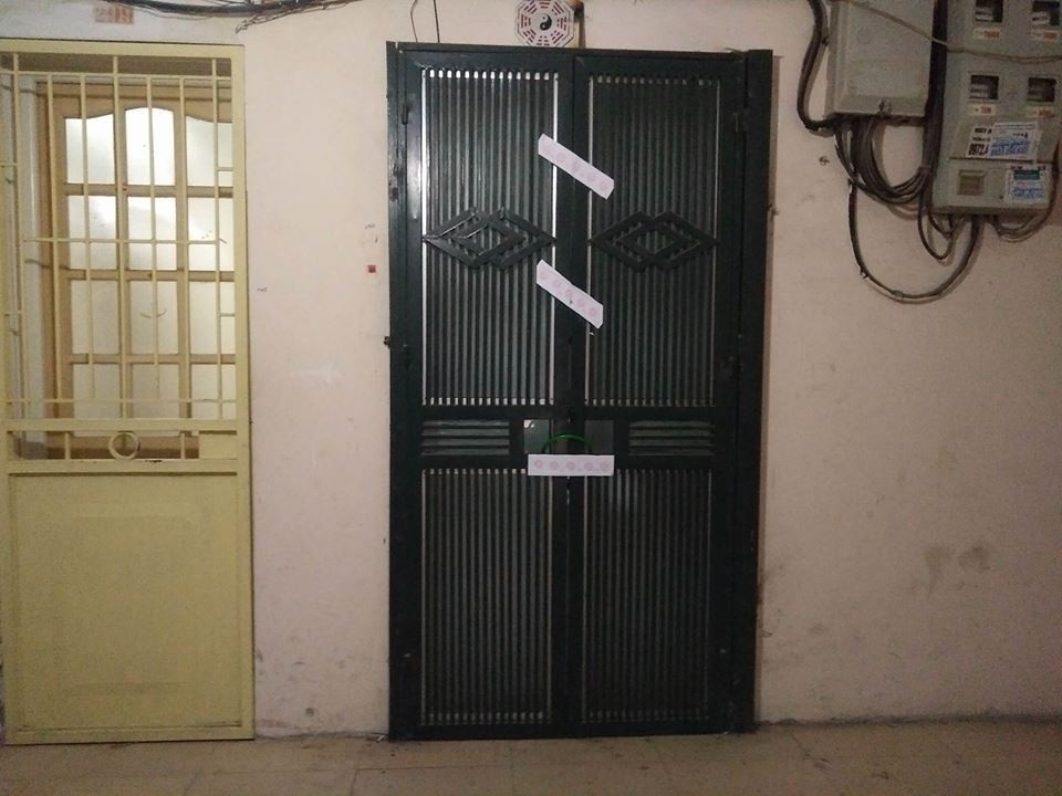 Hành động "lạ" của Châu Việt Cường trong vụ cô gái trẻ tử vong - 2 Căn phòng nơi xảy ra án mạng đã bị công an niêm phong (Ảnh: Trần Thanh)