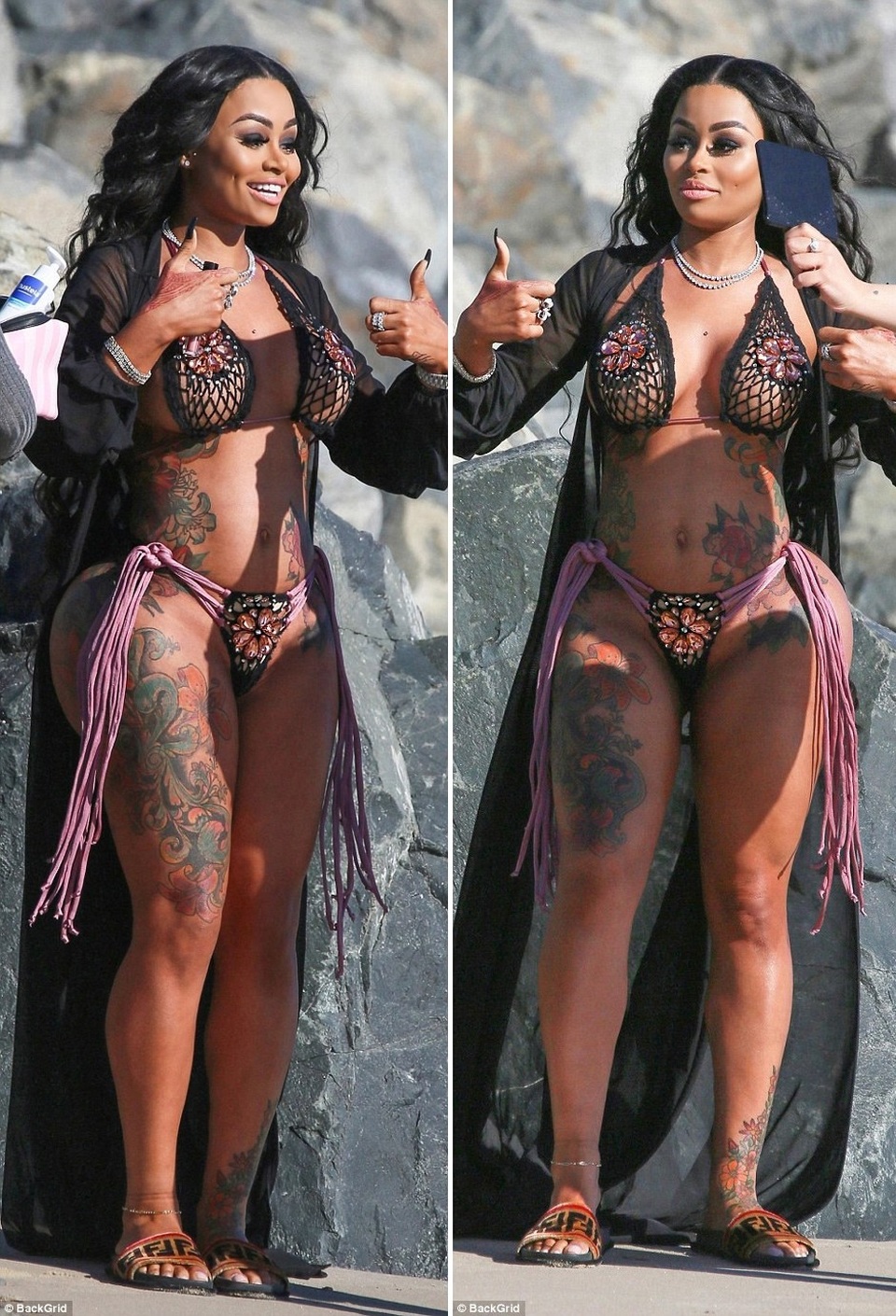 "Nghẹt thở" với ba vòng "ngồn ngộn" của người đẹp Blac Chyna - 14 "Nghẹt thở" với ba vòng "ngồn ngộn" của người đẹp Blac Chyna - 14
