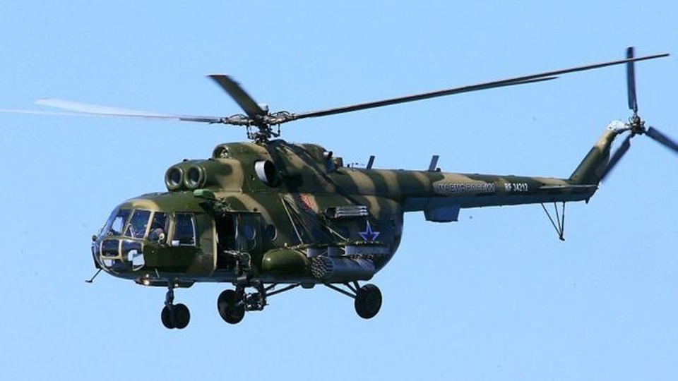 Rơi trực thăng an ninh Nga, ít nhất 5 người chết - 1
Một trực thăng Mi-8 của Nga (Ảnh: BBC)