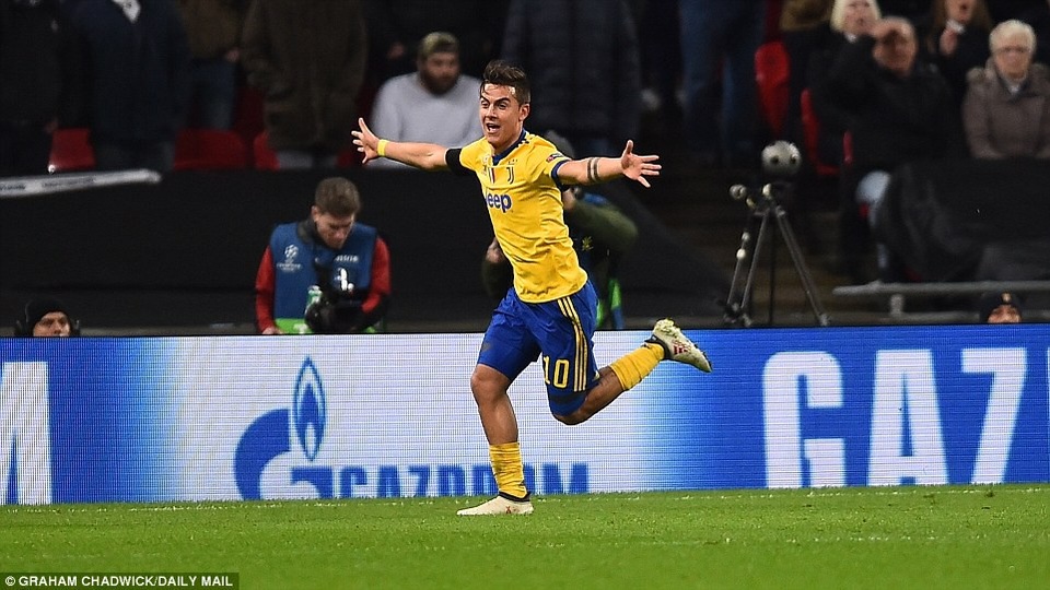 Những khoảnh khắc Juventus nhấn chìm Tottenham tại Wembley - 24
Dybala ghi bàn quyết định và Juventus chứng minh họ trên tầm Tottenham ở đấu trường châu lục