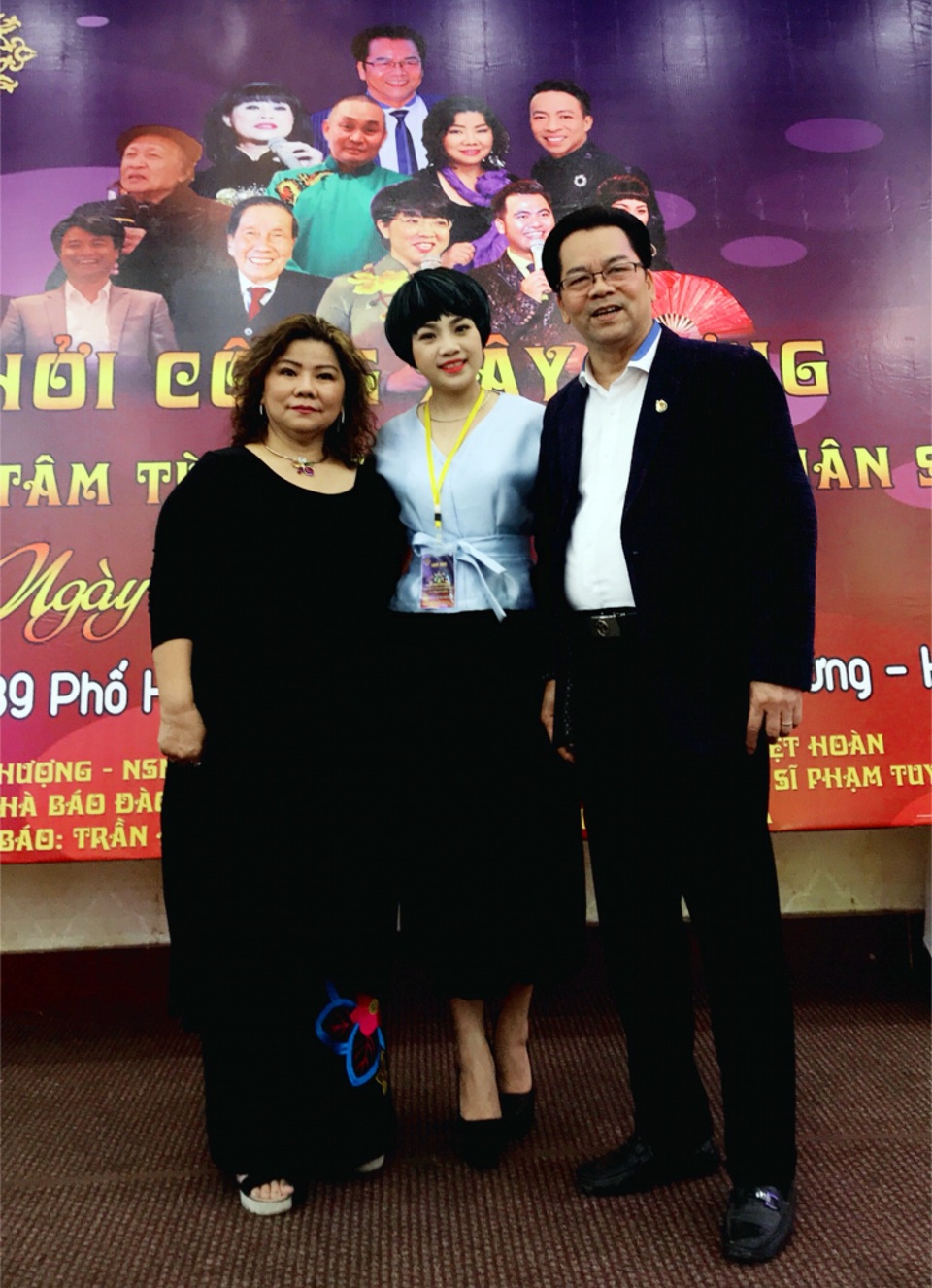 Miền Bắc sắp có chùa dành cho các nghệ sĩ lớn tuổi neo đơn - 1 NSND Thanh Hoa, Trần Nhượng và ca sĩ Ngọc Khuê trong ban sáng lập.