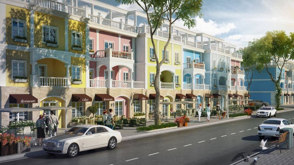 Shophouse Oyster FLC Quảng Bình - Trận đánh thắng cho các nhà đầu tư - 1 Phối cảnh Shophouse Oyster FLC Quang Binh Beach & Golf Resort
