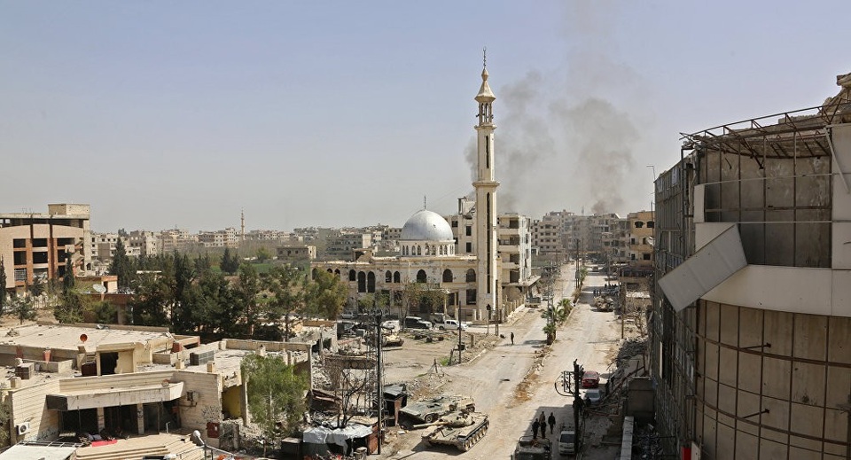Syria giành quyền kiểm soát "điểm nóng" Đông Ghouta giữa lúc căng thẳng - 1
Khu vực ngoại ô Đông Ghouta (Ảnh: AFP)