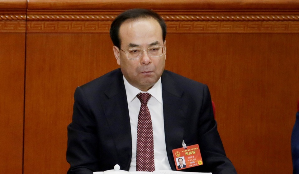 Cựu Bí thư Trùng Khánh lĩnh án tù chung thân vì tham nhũng 27 triệu USD - 1 Cựu bí thư Trùng Khánh Tôn Chính Tài (Ảnh: Reuters)
