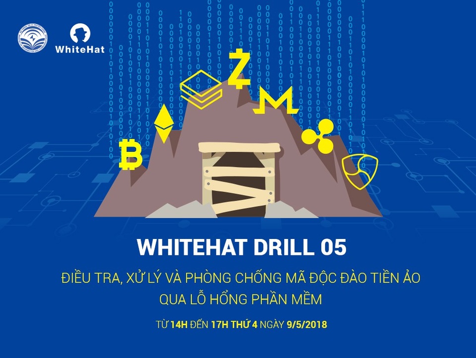 Diễn tập chống mã độc tiền ảo quy mô lớn sắp diễn ra ở Việt Nam - 1 Diễn tập An toàn thông tin mạng WhiteHat Drill 05
